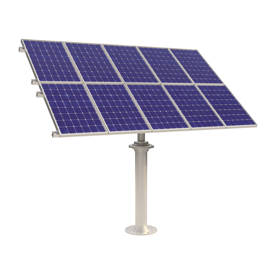 solar panel service 3d render